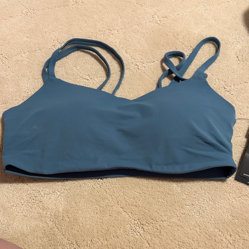 Women's Nike Training Smokey Blue Bralette NWT Size XL